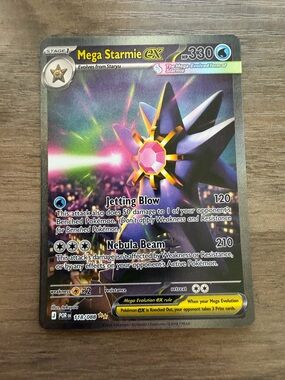 Mega Starmie ex 118/088 Me03: Perfect Order Holo Pokemon NM